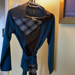 Creations Encore Small Blue and Black Jacket